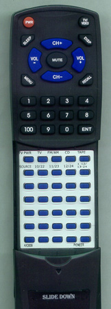 PIONEER AXD009 AXD009 replacement Redi Remote