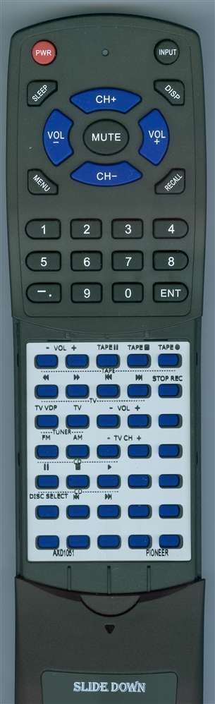 PIONEER AXD1060 CUAV70 replacement Redi Remote