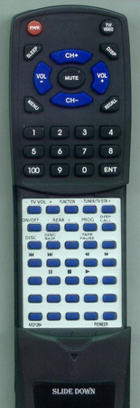 PIONEER AXD1264 CURX012 replacement Redi Remote