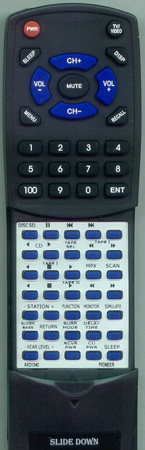 PIONEER AXD1340 CUVSX066 replacement Redi Remote