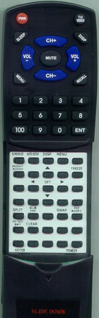 PIONEER AXD1528 AXD1528 replacement Redi Remote