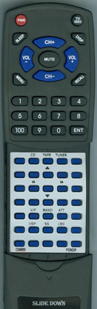 PIONEER CXA8589 CXA8589 replacement Redi Remote