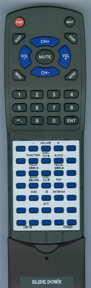 PIONEER CXB1159 CXB1159 replacement Redi Remote
