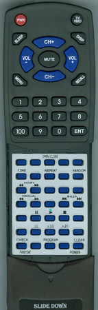 PIONEER PWW1045 CUPD036 replacement Redi Remote