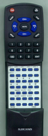 PIONEER PWW1089 CU-PD068 replacement Redi Remote