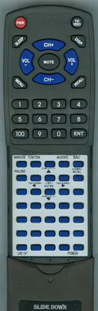 PIONEER QXE1047 QXE1047 replacement Redi Remote
