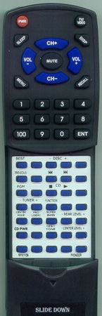 PIONEER RPX1109 CURX033 replacement Redi Remote