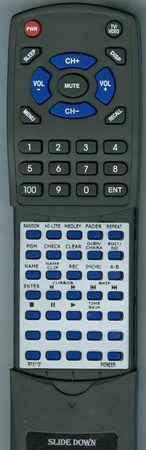 PIONEER RPX1131 CUMJ011 replacement Redi Remote