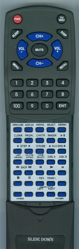 PIONEER VXX2224 CUCLD117 replacement Redi Remote