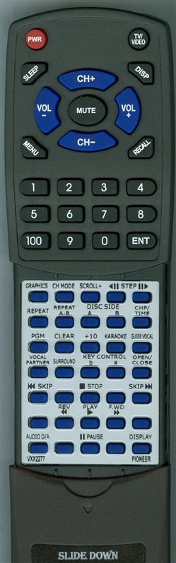 PIONEER VXX2277 CUCLD126 replacement Redi Remote