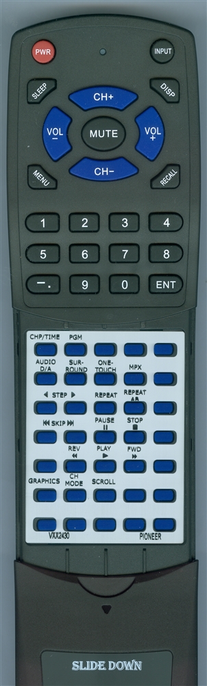 PIONEER VXX2430 CU-V152 replacement Redi Remote