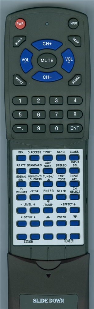 PIONEER XXD3044 replacement Redi Remote