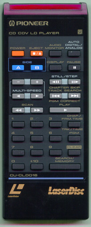 PIONEER VXX1254 CUCLD016 Genuine OEM original Remote