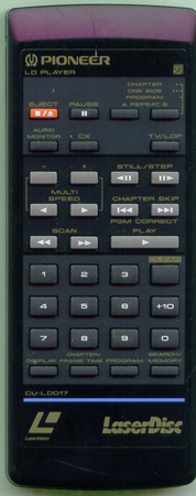 PIONEER VXX1293 CULD017 Genuine OEM original Remote