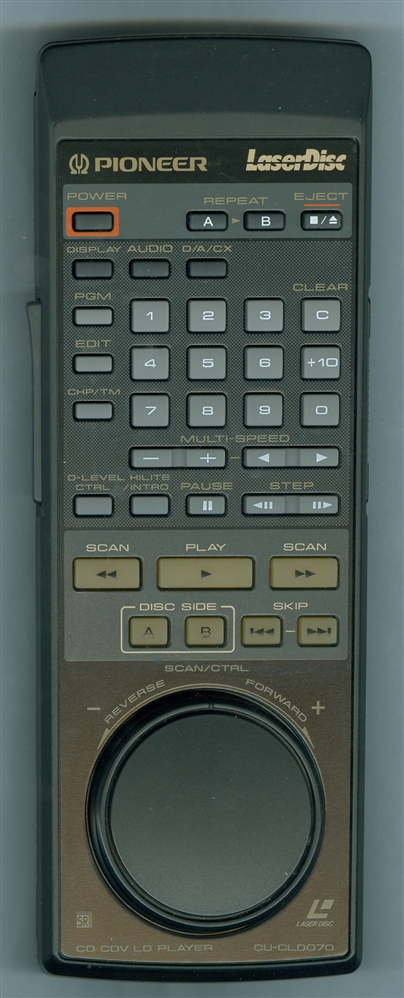 PIONEER VXX1731 CUCLD070 Refurbished Genuine OEM Original Remote
