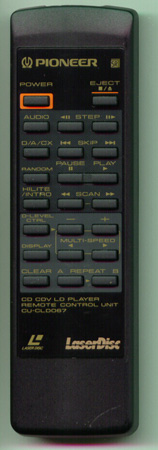 PIONEER VXX1732 CUCLD067 Genuine OEM original Remote