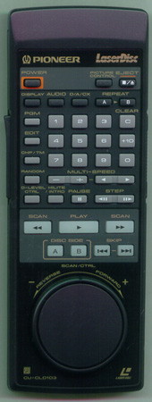 PIONEER VXX2044 CU-CLD103 Genuine OEM original Remote