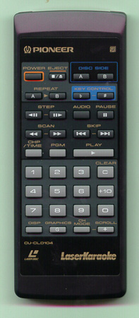 PIONEER VXX2068 CUCLD104 Genuine  OEM original Remote