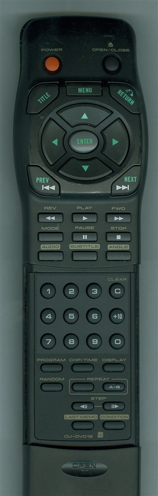PIONEER VXX2572 CUDV019 Refurbished Genuine OEM Original Remote