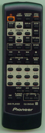 PIONEER VXX2642 CU-DV048 Genuine OEM original Remote