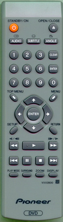 PIONEER VXX2800 VXX2800 Genuine  OEM original Remote