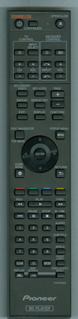 PIONEER VXX3383 VXX3383 Genuine OEM original Remote