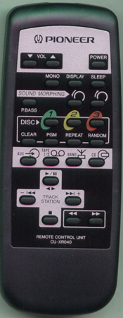 PIONEER XXD3001 CUXR040 Genuine OEM original Remote