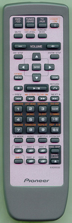 PIONEER XXD3032 XXD3032 Genuine OEM original Remote