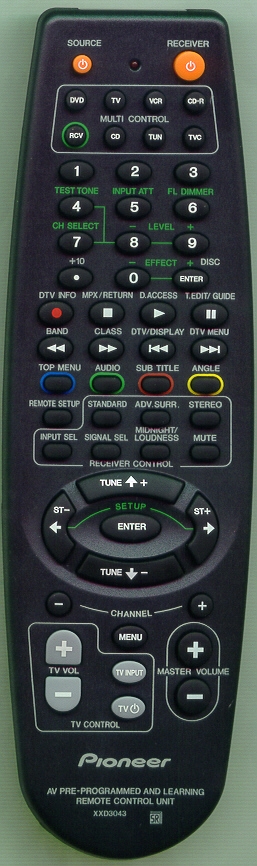 PIONEER XXD3043 XXD3043 Refurbished Genuine OEM Original Remote