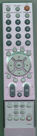PIONEER 01400-0850 AXD1522 Genuine OEM original Remote