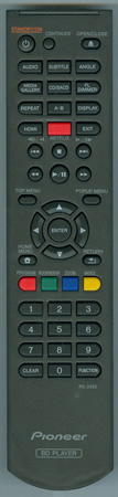 PIONEER 06-T2446E-A002 RC-2425 Genuine OEM original Remote