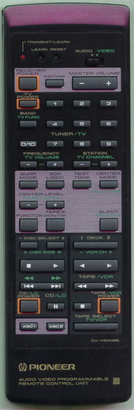 PIONEER AXD7045 CU-VSX084 Genuine  OEM original Remote