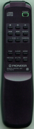 PIONEER AXD7072 CUPD079 Genuine  OEM original Remote
