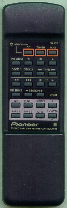 PIONEER AXD7193 CU-A019 Refurbished Genuine OEM Original Remote