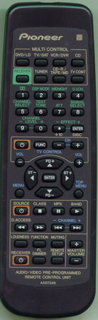 PIONEER AXD7246 Genuine OEM original Remote