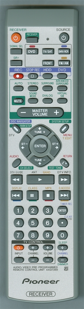 PIONEER AXD7388 Genuine OEM original Remote