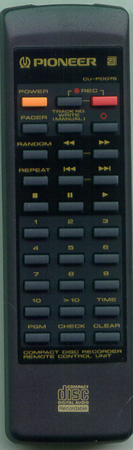 PIONEER PWW1103 CUPD075 Genuine OEM original Remote