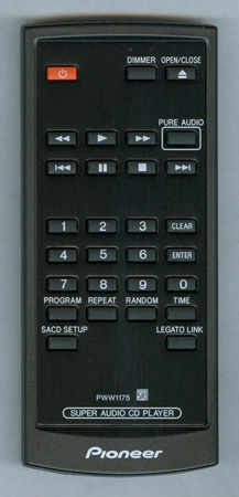 PIONEER PWW1175 Genuine OEM original Remote