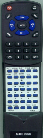 PIONEER 076E0PP011 replacement Redi Remote
