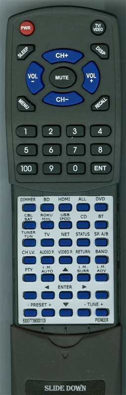 PIONEER 8300773900010S AXD7739 replacement Redi Remote