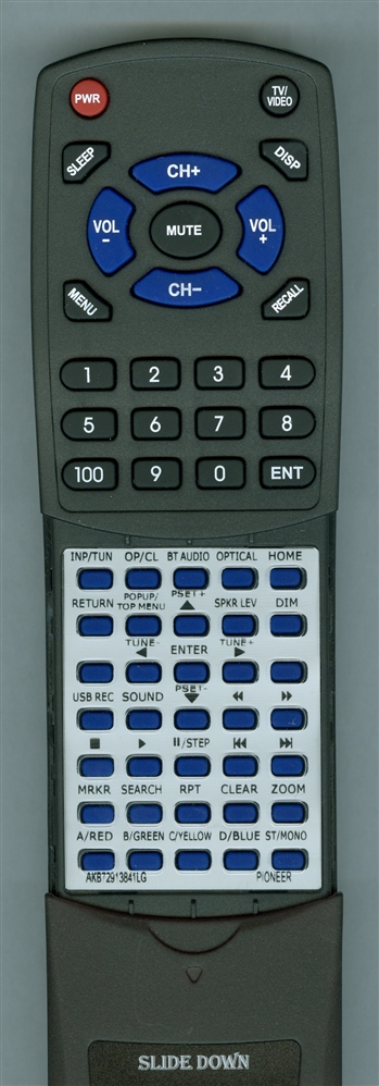 PIONEER AKB72913841-LG AXD7603 replacement Redi Remote