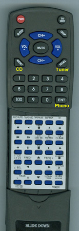 PIONEER AXD1063 CUAV005 replacement Redi Remote