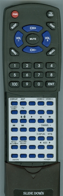 PIONEER AXD1074 CUSD014 replacement Redi Remote