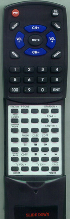 PIONEER AXD1265 CU-RX013 replacement Redi Remote