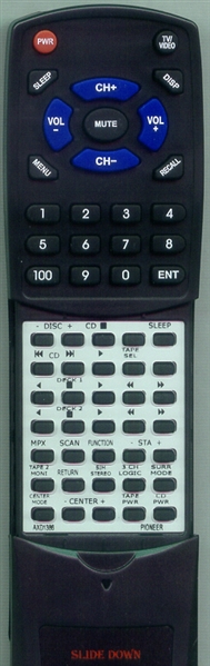 PIONEER AXD1386 CU-VSX085 replacement Redi Remote