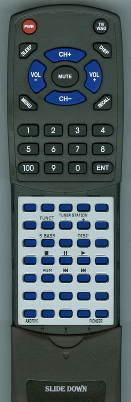 PIONEER AXD7010 CU-XR013 replacement Redi Remote