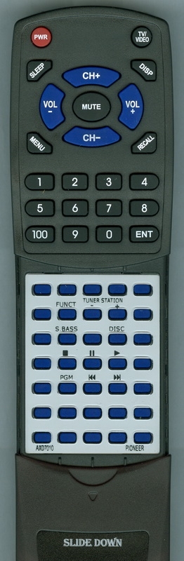 PIONEER AXD7010 CU-XR013 replacement Redi Remote