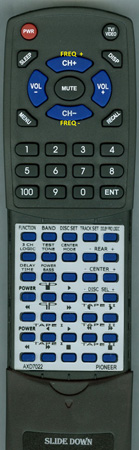PIONEER AXD7022 CUCX006 replacement Redi Remote