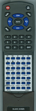 PIONEER AXD7155 CUVSX125 replacement Redi Remote