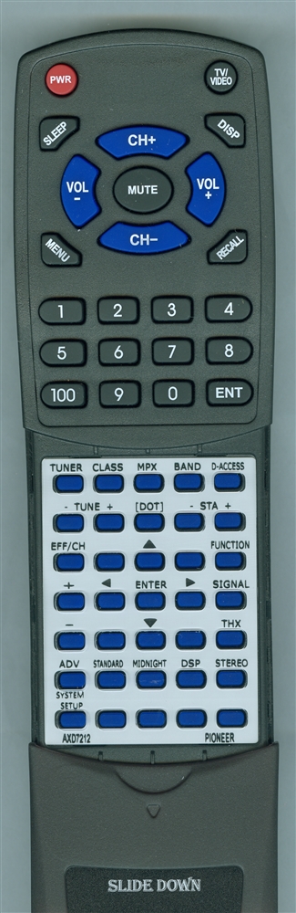 PIONEER AXD7212 CUVSX159 replacement Redi Remote